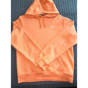 Men’s Nike Club Fleece Hoodie Peach Color